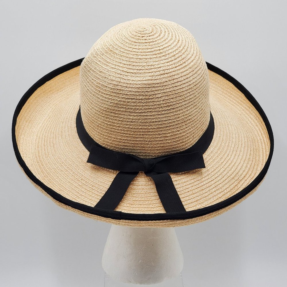 Kathy Jeanne Wide Brim Straw Hat - Picture 5 of 16